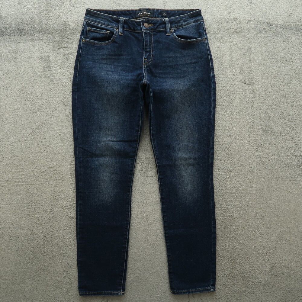 Lucky Brand Jeans Women's Size 8/29 Blue Mid-Rise Lolita Skinny Denim 29" Inseam